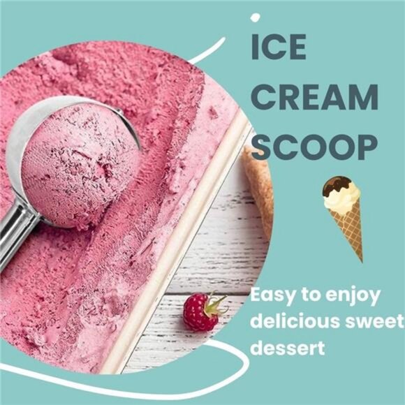 Cookie Scoop, Ice Cream Scoop,18/8 Stainless Steel - Picture 4 of 8